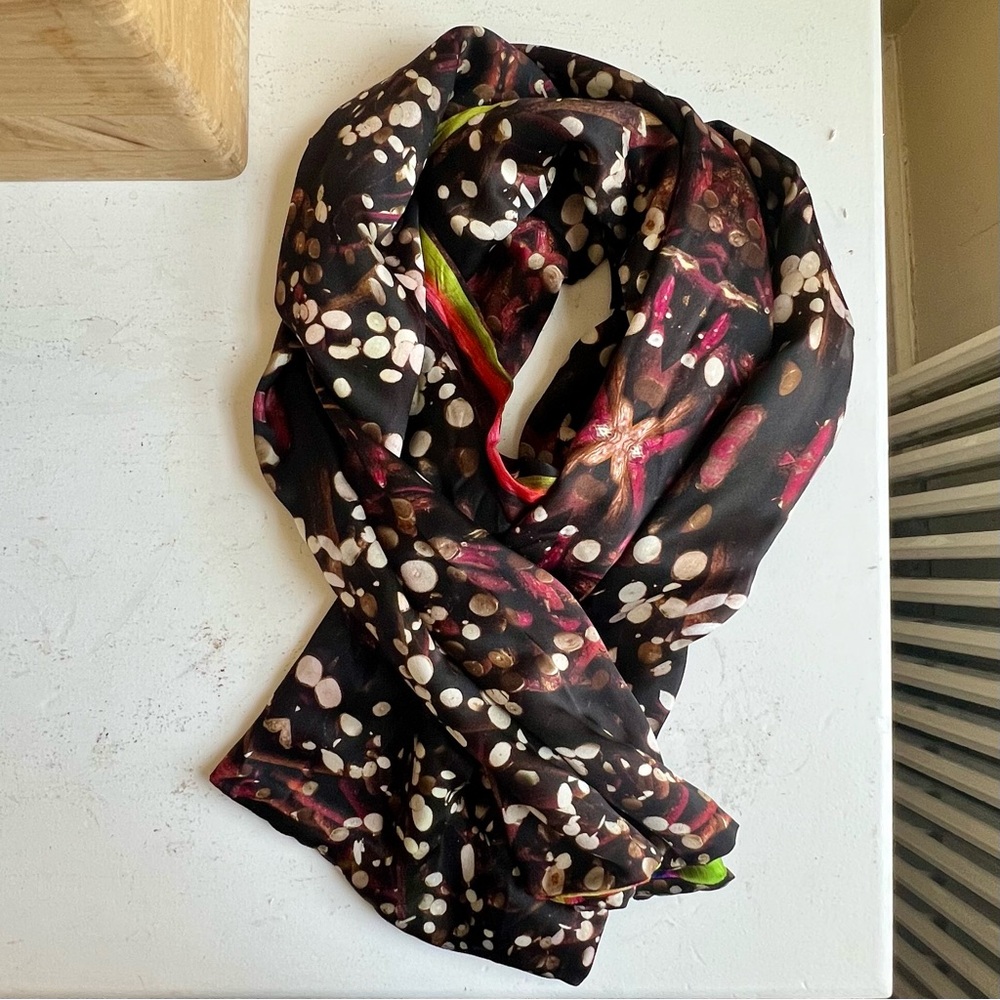 Nick Cave artist-designed double-sided silk scarf - Picture 2 of 4